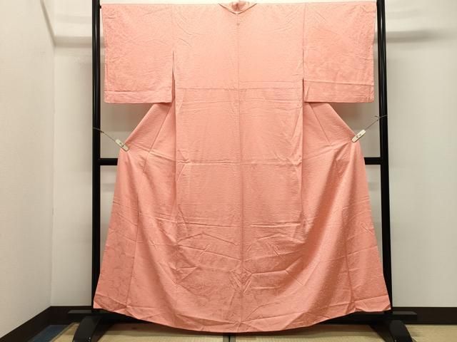 平和屋着物●無地絵羽訪問着 乱菊地紋 ときがら茶色 正絹 逸品 CABM5260gh