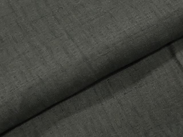 平和屋着物●男性 黒紋付 羽織セット 正絹 逸品 CABM5301gh