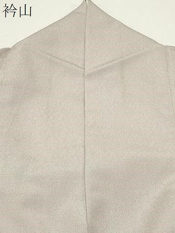 平和屋着物●上質なお召 色無地 枯野色 正絹 逸品 CABM5325gh
