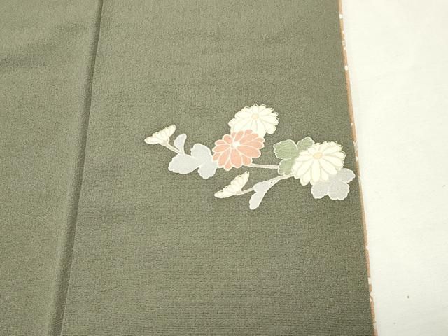 平和屋着物●訪問着 籬花文 暈し染め 金彩 正絹 逸品 CABM5332gh