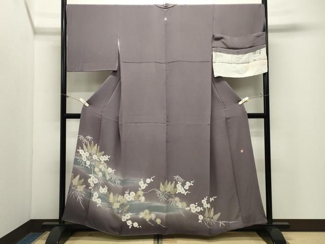 平和屋着物●豪華色留袖 作家物 伊と幸 松竹梅文 暈し染め 金彩 鬼しぼ縮緬 健勝苑扱い 反端付き 正絹 逸品 CABM5369gh