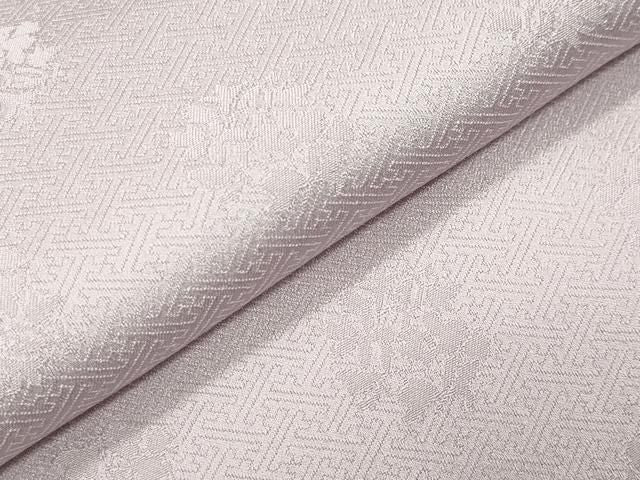 平和屋着物●上質な色無地 花丸地紋 枯野色 正絹 逸品 未使用 CABM5394gh