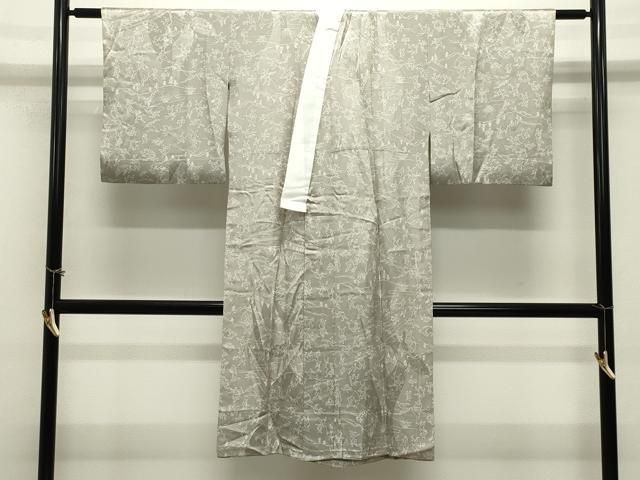 平和屋着物●長襦袢 無双仕立て 鳥獣戯画 正絹 逸品 CABM5401gh