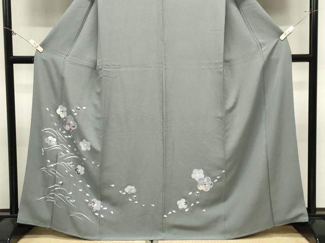 平和屋着物●訪問着 立波舞花文 金彩 正絹 逸品 CABM5409gh