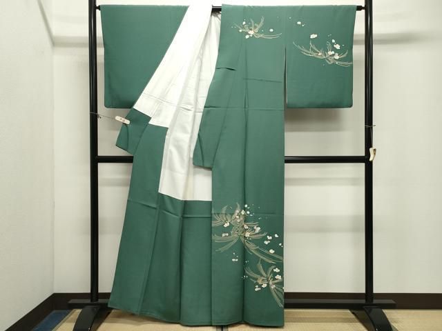 平和屋着物●訪問着 友禅 作家物 舞花文 正絹 逸品 CABM5410gh