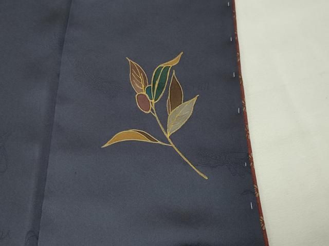 平和屋着物●世界的友禅作家 千地泰弘 小紋 南天文 暈し染め 金彩 正絹 逸品 未使用 CABM5437gh