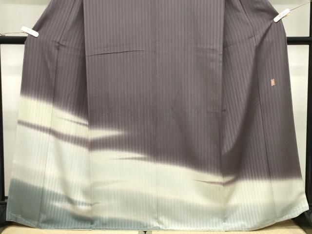 平和屋着物●十日町 加賀草木友禅の第一人者 田村哲彦 訪問着 霞文 暈し染め 正絹 逸品 未使用 CABM5511gh