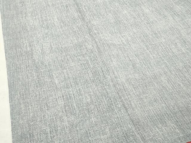 平和屋着物●上質な小紋 作家物 手染 本紗摺亀 霞文 鬼しぼ縮緬 反端付き 正絹 逸品 CABM5529gh