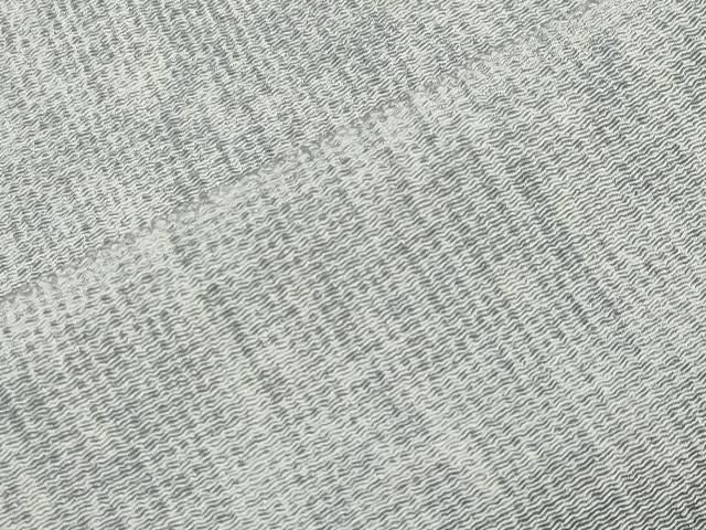 平和屋着物●上質な小紋 作家物 手染 本紗摺亀 霞文 鬼しぼ縮緬 反端付き 正絹 逸品 CABM5529gh