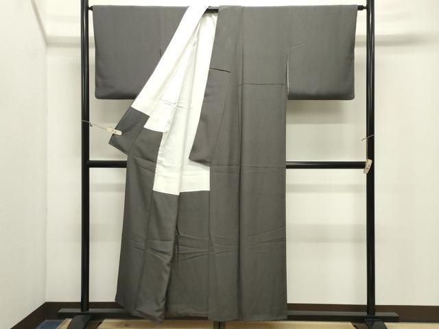 平和屋着物●江戸小紋 作家物 草木染 鮫小紋柄 正絹 逸品 CABM5533gh
