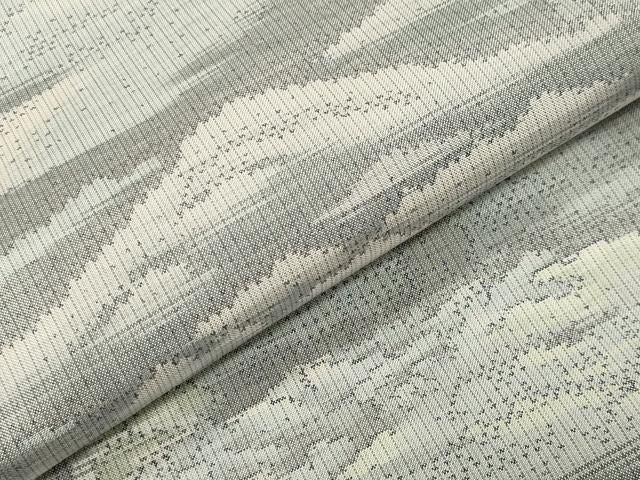 平和屋着物●本場大島紬 訪問着 風景文 屋久杉染 窪田織物謹製 証紙付き 正絹 逸品 CABM5534gh