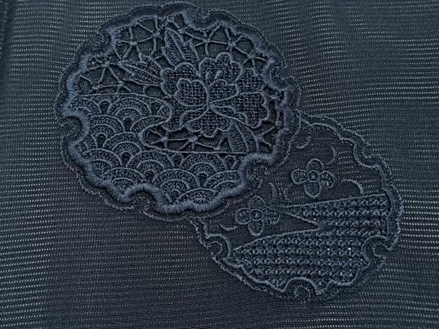 平和屋着物*夏物 中国三大刺繍 スワトウ刺繍 総刺繍 無地絵羽 訪問着 絽 雪輪花文 正絹 逸品 CABM5988xi