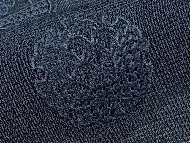 平和屋着物*夏物 中国三大刺繍 スワトウ刺繍 総刺繍 無地絵羽 訪問着 絽 雪輪花文 正絹 逸品 CABM5988xi