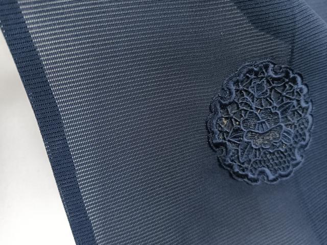 平和屋着物*夏物 中国三大刺繍 スワトウ刺繍 総刺繍 無地絵羽 訪問着 絽 雪輪花文 正絹 逸品 CABM5988xi