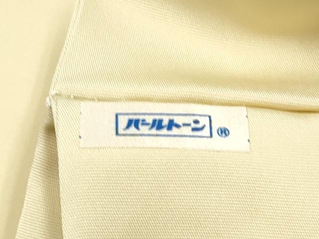 平和屋着物●人間国宝・羽田登喜男 塩瀬 九寸名古屋帯 草花文 正絹 逸品 CABM6128hy