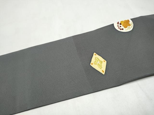 平和屋着物●銀座 志ま亀 九寸名古屋帯 草花丸文 伊と幸 たとう紙・証紙付き 正絹 逸品 CABM6130hy