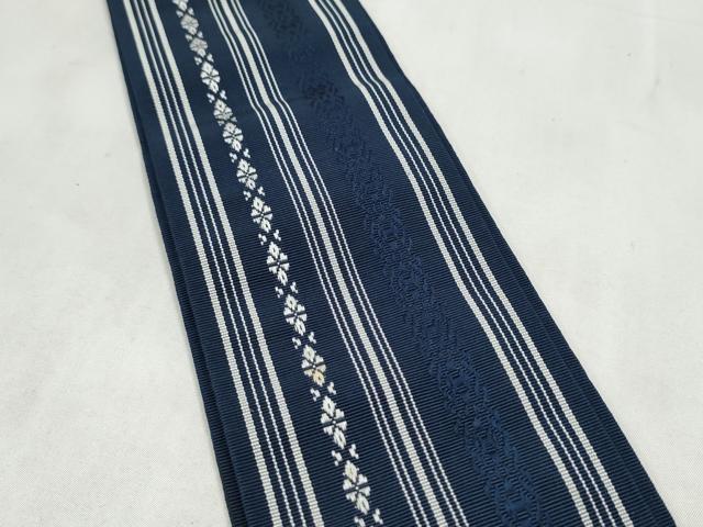 平和屋着物●男性 本場筑前博多織 角帯 献上 正絹 逸品 CABM6142hy