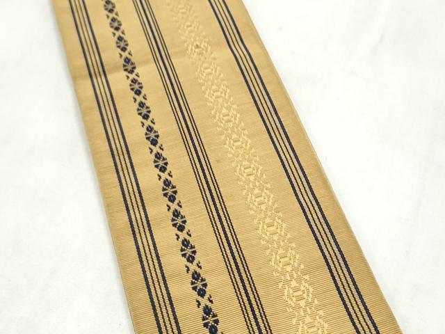 平和屋着物●男性 本場筑前博多織 角帯 献上 正絹 逸品 CABM6143hy