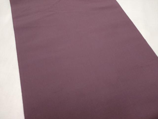 平和屋着物●本場筑前博多織 八寸名古屋帯 紫鳶色 正絹 逸品 CABM6346hy
