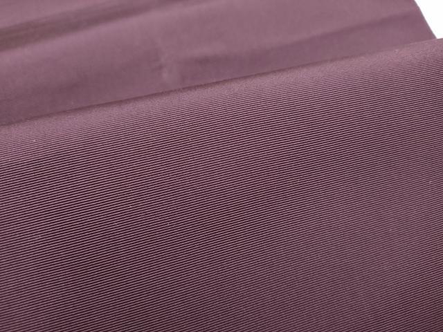 平和屋着物●本場筑前博多織 八寸名古屋帯 紫鳶色 正絹 逸品 CABM6346hy