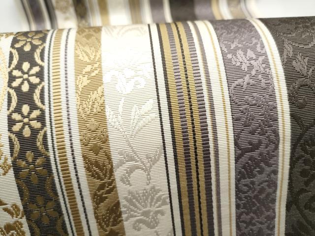 平和屋着物●本場筑前博多織 八寸名古屋帯 花間道 正絹 逸品 CABM6367hy