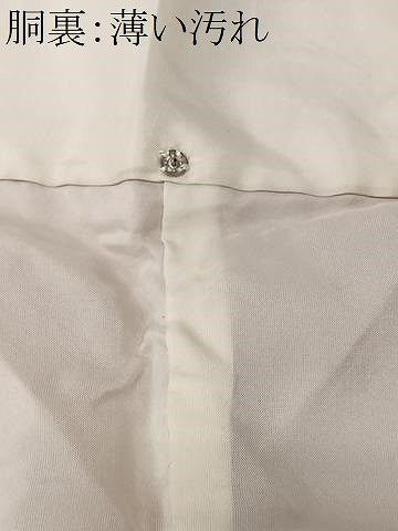 平和屋着物■上質な色無地 洒落柿色 正絹 逸品 CABM6581ua
