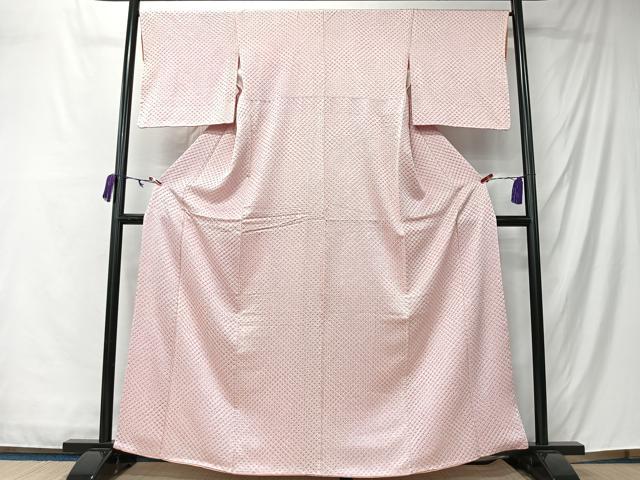 平和屋着物■上質な小紋 総絞り 正絹 逸品 CABM6585ua