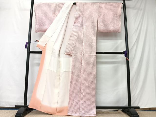 平和屋着物■上質な小紋 総絞り 正絹 逸品 CABM6585ua