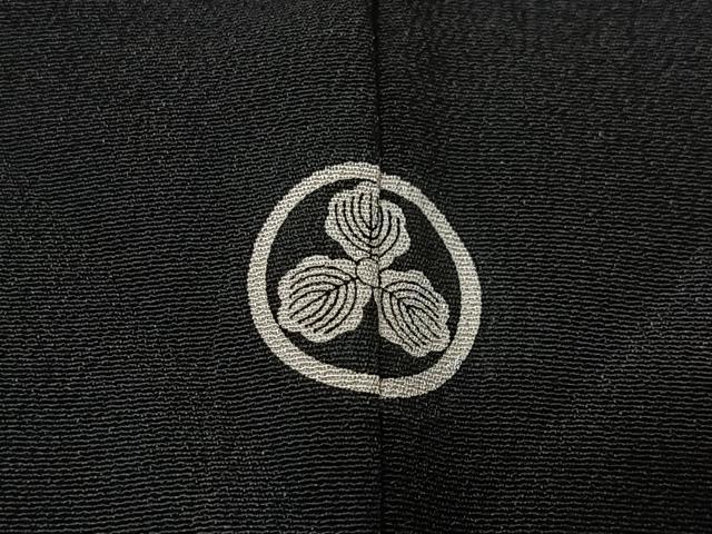 平和屋着物■豪華黒留袖 作家物 駒刺繍 吉祥草花文 金彩 正絹 逸品 CABM6592ua