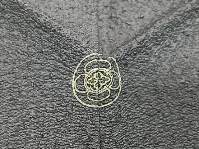 平和屋着物■上質な色無地 鼠色 正絹 逸品 CABM6614ua