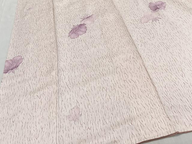 平和屋着物■上質な小紋 舞花文 正絹 逸品 CABM6635ua