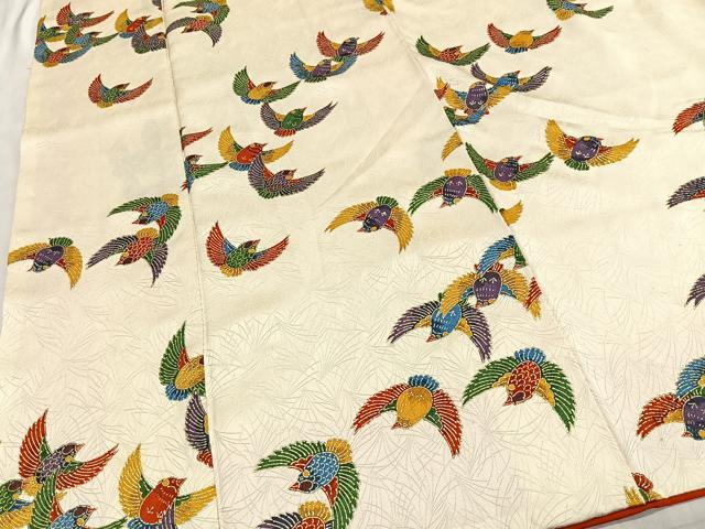 平和屋着物■上質な小紋 飛鳥文 金彩 正絹 逸品 CABM6638ua