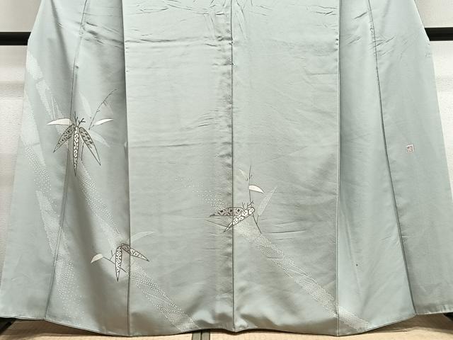 平和屋着物■訪問着 作家物 枝葉文 正絹 逸品 CABM6682ua