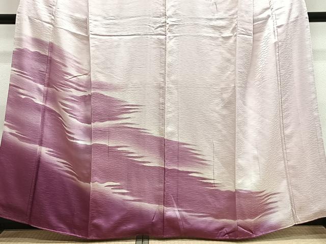 平和屋着物■訪問着 霞文 暈し染め 正絹 逸品 CABM6693ua