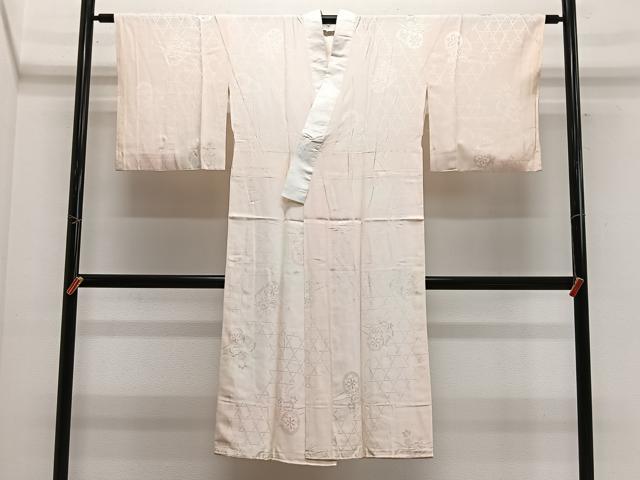 平和屋着物■長襦袢 袷 花車地紋 暈し染め 正絹 逸品 CABM6712ua