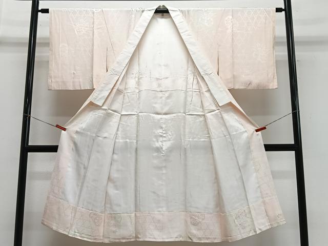 平和屋着物■長襦袢 袷 花車地紋 暈し染め 正絹 逸品 CABM6712ua
