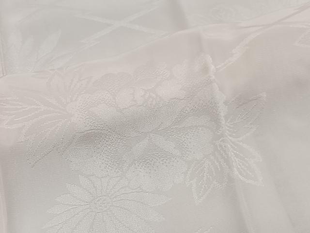平和屋着物■長襦袢 袷 草花地紋 桜色 正絹 逸品 CABM6745ua