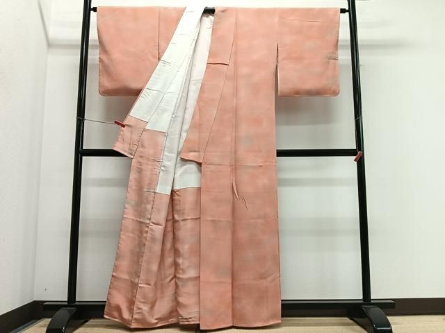 平和屋着物■上質な小紋 華秀 霞文 暈し染め 正絹 逸品 未使用 CABM6755ua