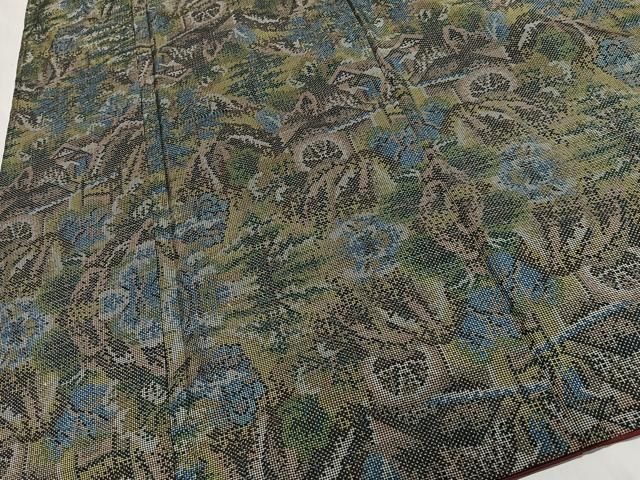 平和屋着物■本場大島紬 7マルキ 風景文 正絹 逸品 CABM6756ua