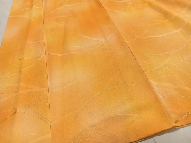 平和屋着物■上質な小紋 芝草地紋 暈し染め 正絹 逸品 CABM6773ua