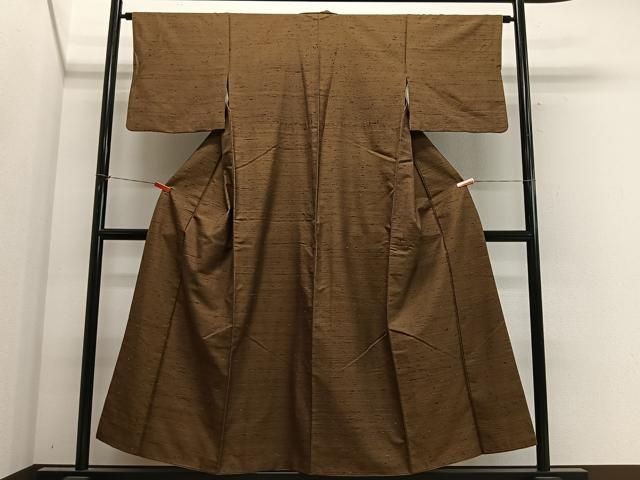 平和屋着物■上質な紬 霞文 正絹 逸品 CABM6786ua