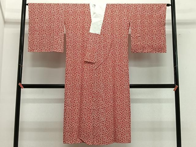 平和屋着物■長襦袢 無双仕立て 花尽し 正絹 逸品 未使用 CABM6787ua