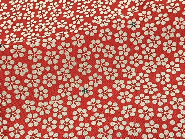 平和屋着物■長襦袢 無双仕立て 花尽し 正絹 逸品 未使用 CABM6787ua