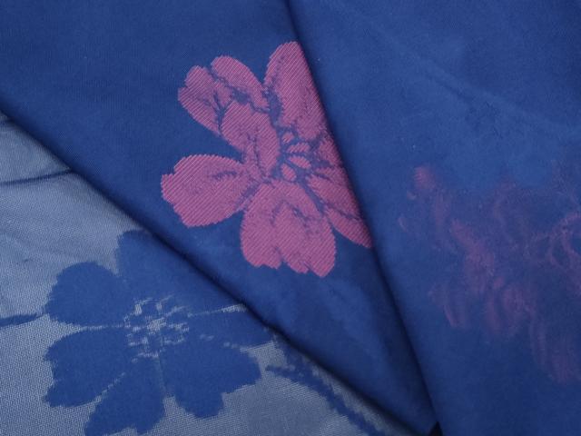 平和屋着物*夏物 小紋 紗 草花文 正絹 逸品 CABM7308th