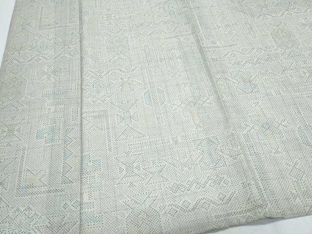 平和屋着物*夏物 小紋 紗 吉祥文 CABM7319th