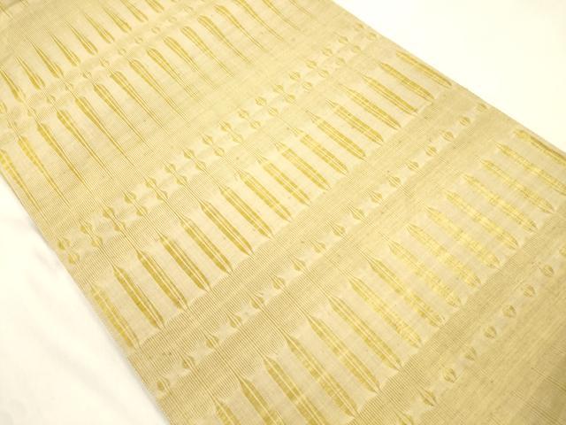平和屋着物●全通柄袋帯 芭蕉布 染色作家 みなみ修郎 手織人 林みつ子 南洲浪漫 証紙付き 正絹 逸品 CABM7619dy
