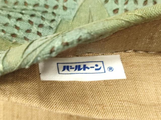 平和屋着物●中国三大刺繍 スワトウ刺繍 総刺繍 袋帯 紬地 幾何学花文 金糸 正絹 逸品 CABM7789dy