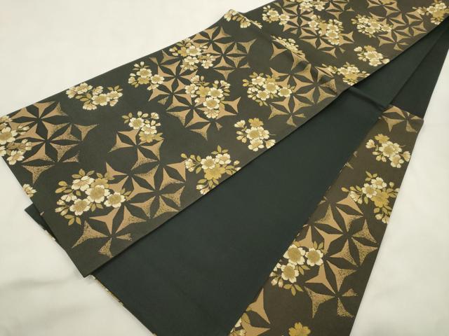 平和屋着物●こむさでもーど・COMME CA DU MODE 六通柄袋帯 草花文 正絹 逸品 CABM7929dy