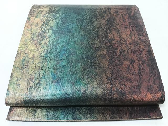平和屋着物◎六通柄袋帯 箔のつどい 金糸 正絹 逸品 CABM8512nb
