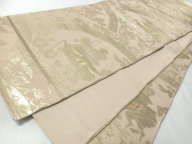 平和屋着物◎六通柄京袋 本袋帯 狩猟文 正絹 逸品 CABM8672nb